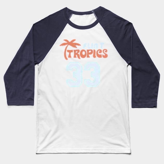 Flint Tropics Baseball T-Shirt by jordan5L